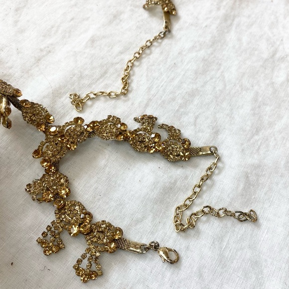 Metro Gold Rhinestone Sandals - Picture 11 of 14